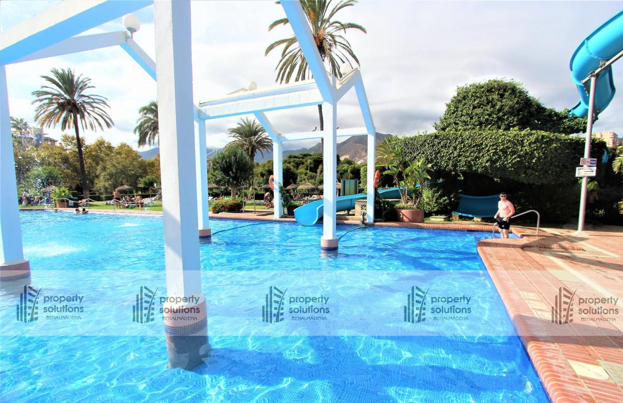 בנאלמדנה Benalbeach 1010 - Vista Al Mar - Piscina Todo El Ano - Primera Linea De Playa מראה חיצוני תמונה