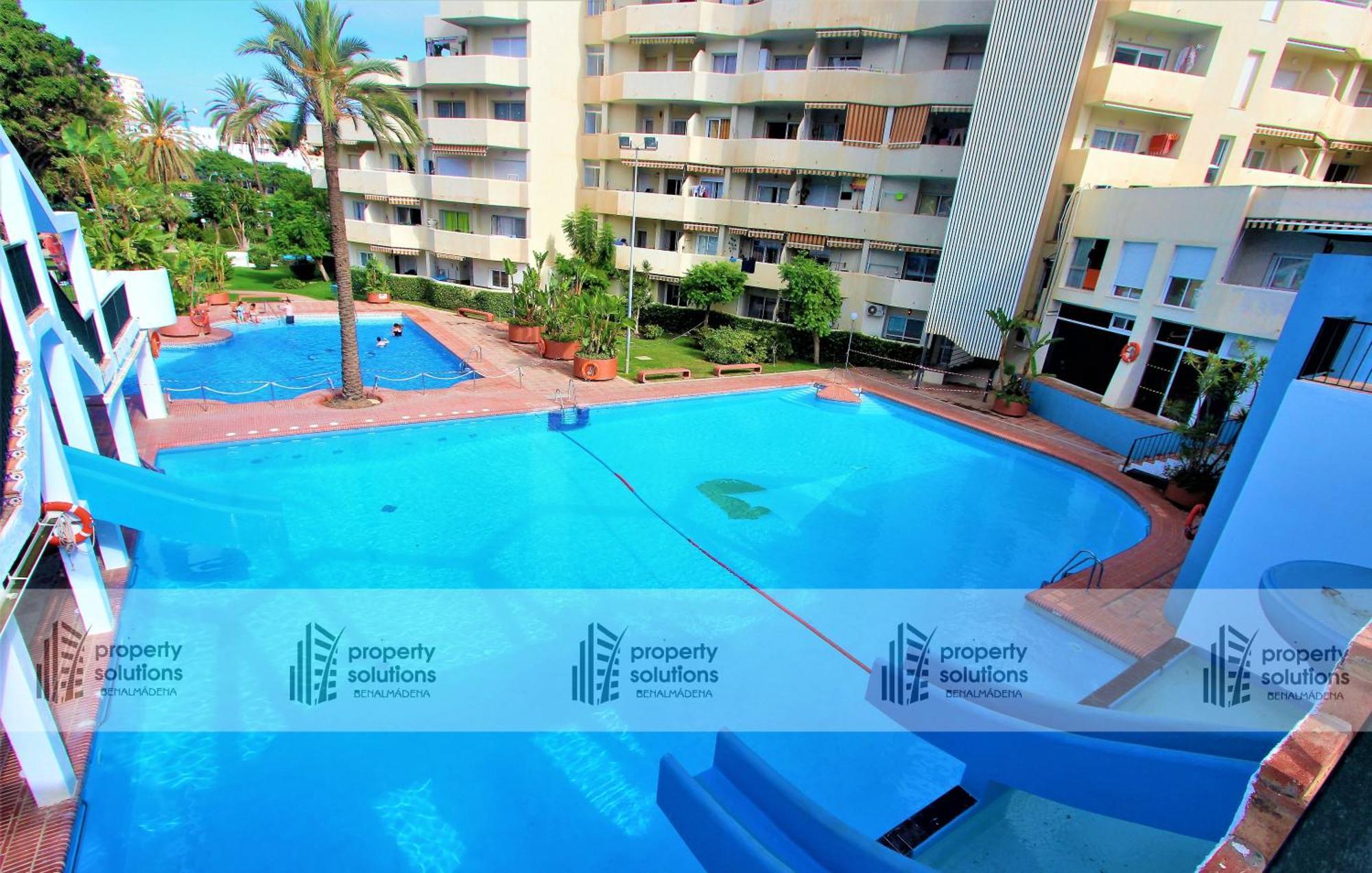 בנאלמדנה Benalbeach 1010 - Vista Al Mar - Piscina Todo El Ano - Primera Linea De Playa מראה חיצוני תמונה