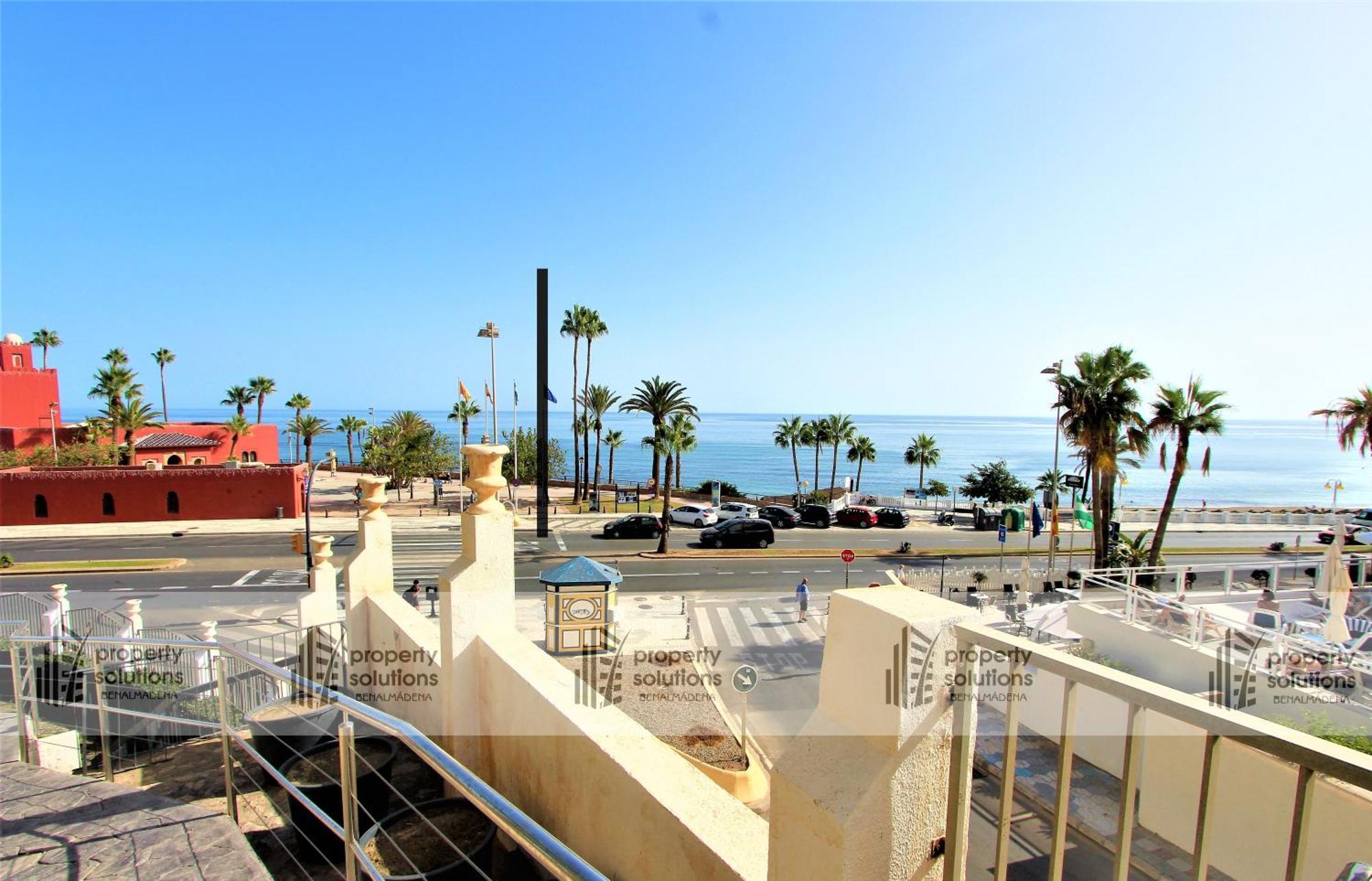 בנאלמדנה Benalbeach 1010 - Vista Al Mar - Piscina Todo El Ano - Primera Linea De Playa מראה חיצוני תמונה